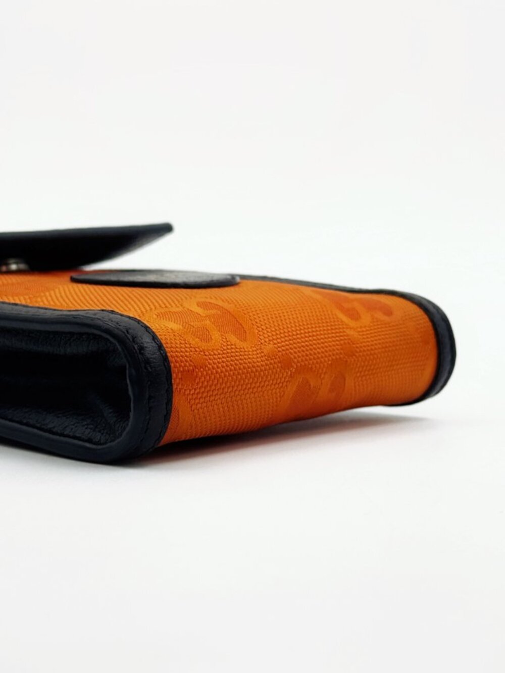 Gucci GG Monogram Orange Mini Crossbody Phone Bag - Picture 5 of 14